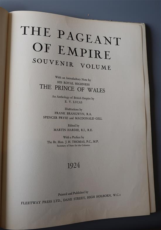 Lucas, E.V. - The Pageant of the Empire, illustrated by Frank Brangwyn, Spencer Pryse and MacDonald Gill,